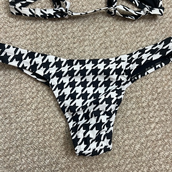 Alpine butterfly white black bikini swim size 1x - Picture 8 of 9